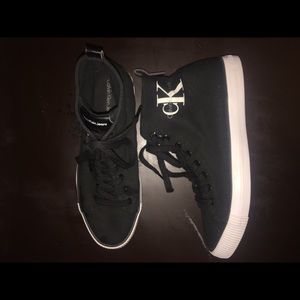 Calvin Klein High Top Sneakers Size 8